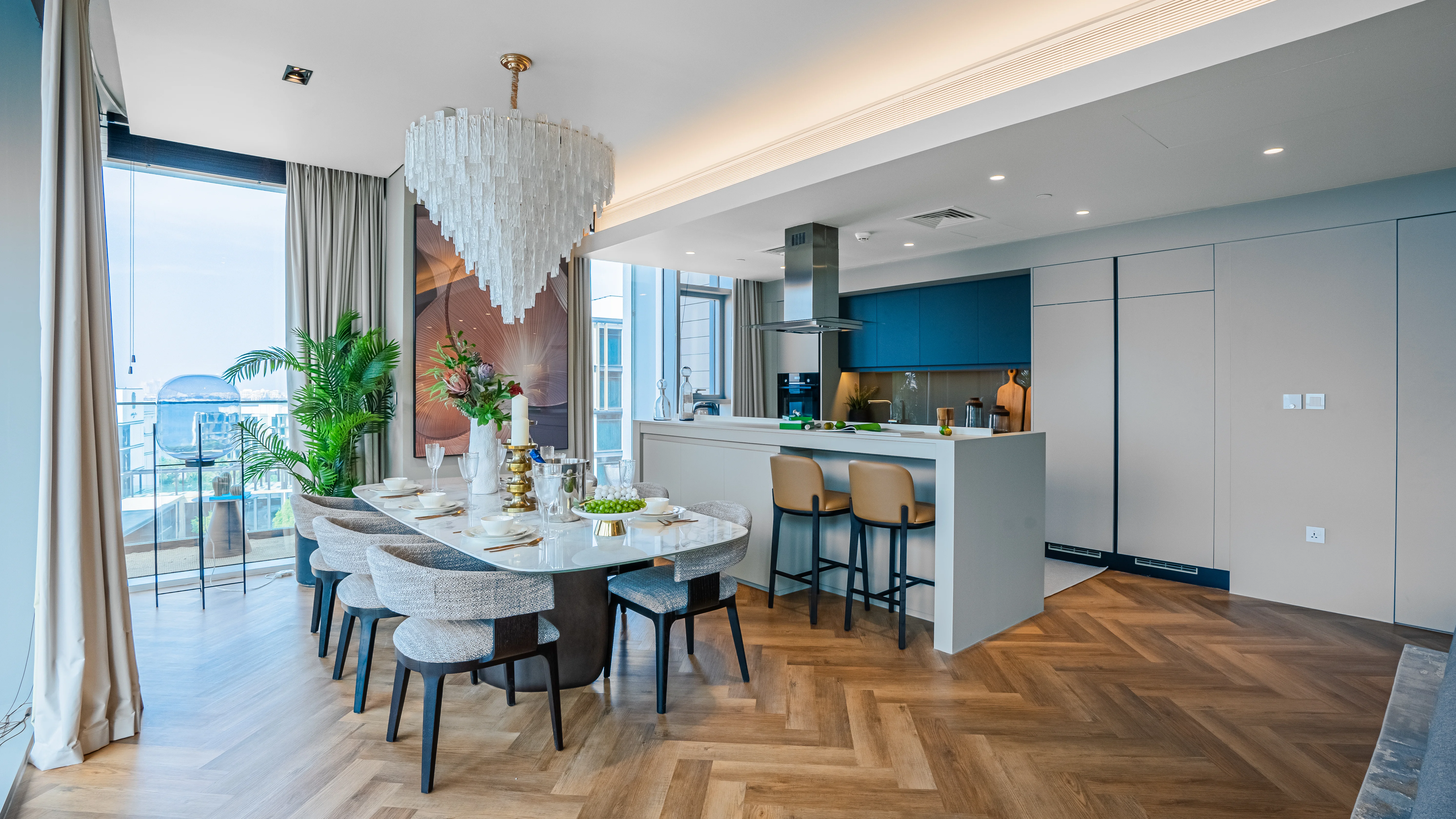 Spacious 4 Bedroom Corner Appartment with Large Terrace on Bluewaters Island